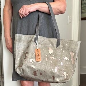 NWT, "Libby Large" Tote, from Satchel of Savannah, custom made leather purses